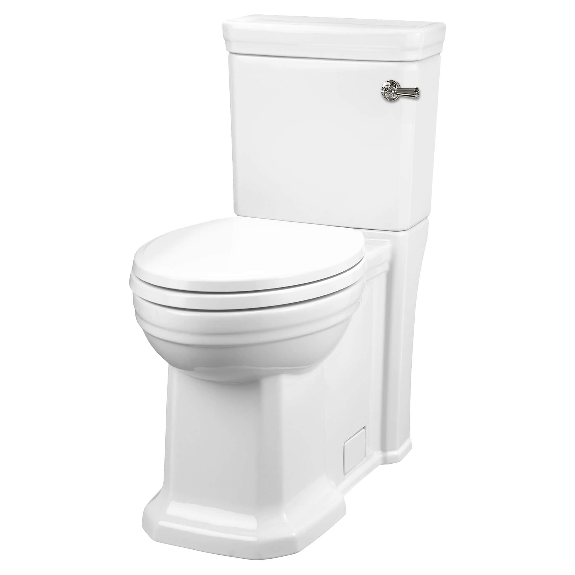 Fitzgerald Two-Piece Chair Height Right Hand Trip Lever Elongated Toilet with Seat